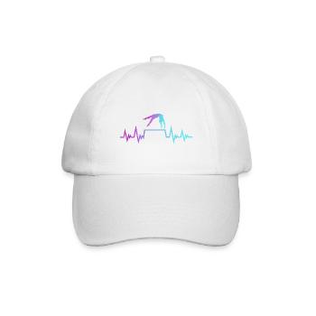 gymnastique, gymnaste - pouls battement de cœur; Gymnastique - Casquette classique - blanc/blanc - Devant