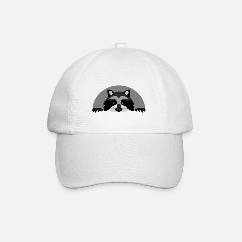 Raton laveur - Casquette classique - blanc/blanc