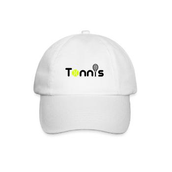 Tennis - Baseballkappe - Weiß/Weiß - Vorne