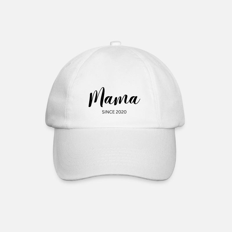 Mama since 2020 - Baseballkappe - Weiß/Weiß