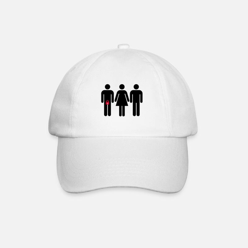 Relation cocu - Casquette classique - blanc/blanc