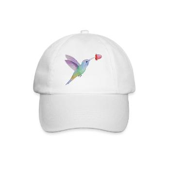 Kolibri - Baseballkappe - Weiß/Weiß - Vorne
