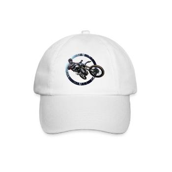 Motocross - Baseball Cap - white/white - Front