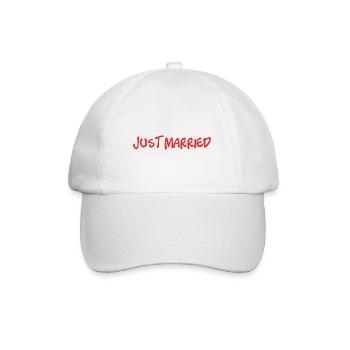 ICH LIEBE DICH. ICH HABE GERADE GEHEIRATET. Junggesellinnenabschied. VALENTINSTAG - Baseballkappe - Weiß/Weiß - Vorne