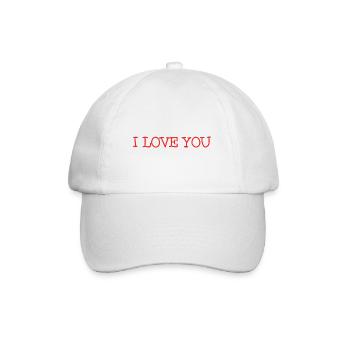 ICH LIEBE DICH. ICH HABE GERADE GEHEIRATET. Junggesellinnenabschied. VALENTINSTAG - Baseballkappe - Weiß/Weiß - Vorne