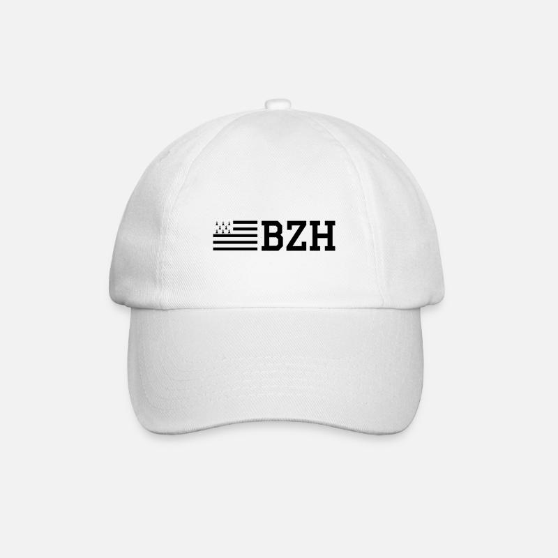 Drapeau BZH - Casquette classique - blanc/blanc