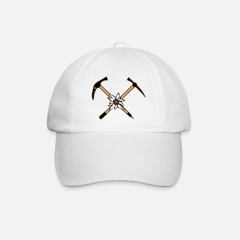 Kraxler - Baseballkappe - Weiß/Weiß