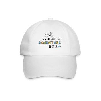 Funny sayings for cyclists - Baseball Cap - white/white - Front