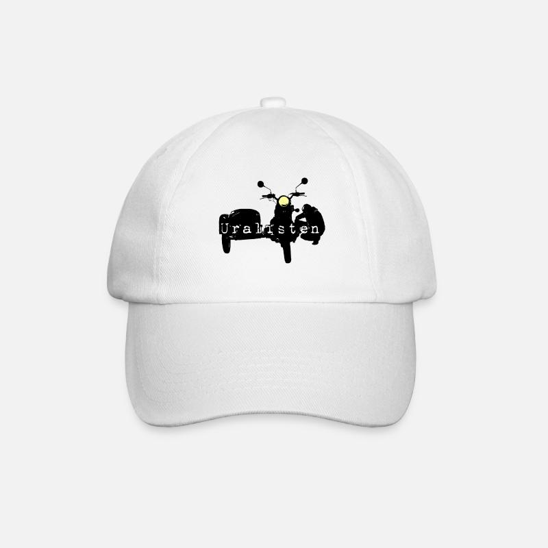 Black Ural Gespann, ein muss für Gespannfans - Baseballkappe - Weiß/Weiß
