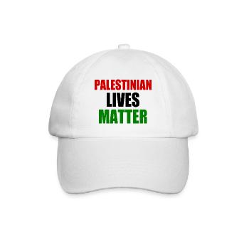 Palestinian lives matter - Baseball Cap - white/white - Front