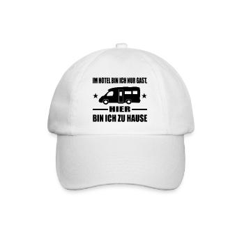 Camping - Baseballkappe - Weiß/Weiß - Vorne