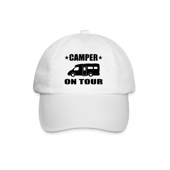 Camping - Baseballkappe - Weiß/Weiß - Vorne