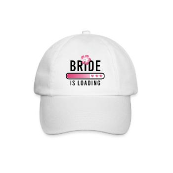 La mariée charge l’enterrement de vie de jeune fille - Casquette classique - blanc/blanc - Devant