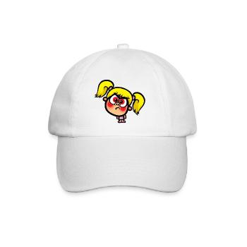 Wütend Stacey - Baseballkappe - Weiß/Weiß - Vorne