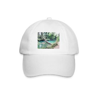 Drawing of Provence - Rivière de la Bresque - Baseball Cap - white/white - Front