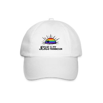 jésus-christ arc-en-ciel jesusfreak armée du salut - Casquette classique - blanc/blanc - Devant