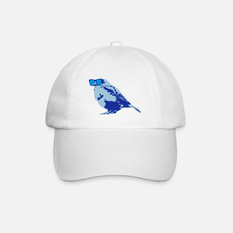 Spatz - Baseballkappe - Weiß/Weiß
