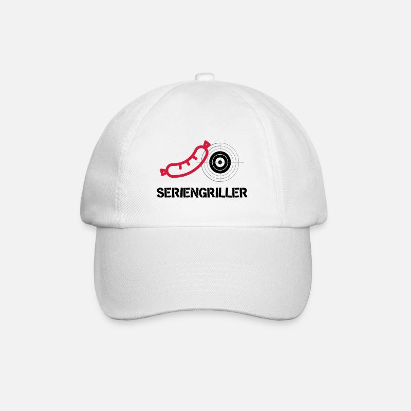 Seriengriller - Baseballkappe - Weiß/Weiß