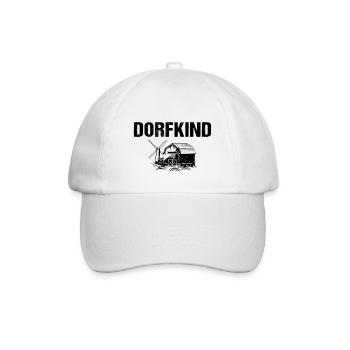 Dorfkind Bauernhof Landleben Dorf - Baseballkappe - Weiß/Weiß - Vorne