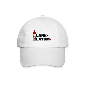 Wasserturm Lank-Latum Herz - Baseballkappe - Weiß/Weiß - Vorne