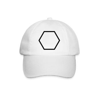 Polygon (customize) - Baseball Cap - white/white - Front