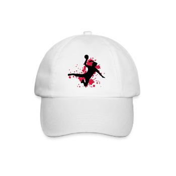 frauen handball Sprungwurf - Baseballkappe - Weiß/Weiß - Vorne