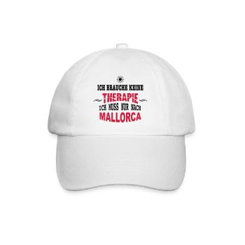 THERAPIE Mallorca SONNE - Baseballkappe - Weiß/Weiß - Vorne