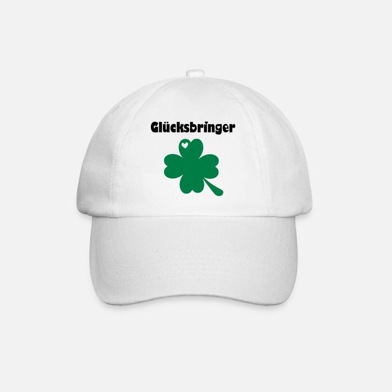 Kleeblatt - Baseballkappe - Weiß/Weiß