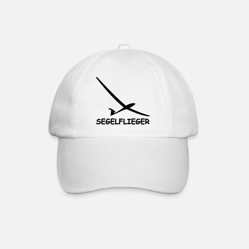 segelflieger - Baseballkappe - Weiß/Weiß