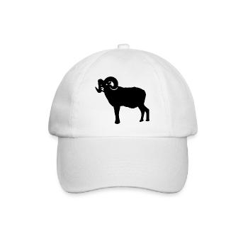 sheep17 - Baseballkappe - Weiß/Weiß - Vorne