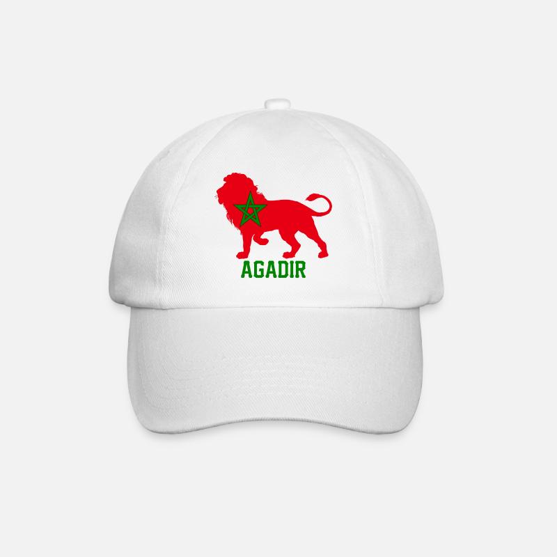 AGADIR - Casquette classique - blanc/blanc