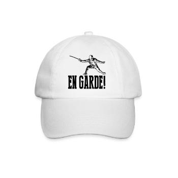 En garde - Baseballkappe - Weiß/Weiß - Vorne