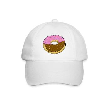 donut - Baseball Cap - white/white - Front