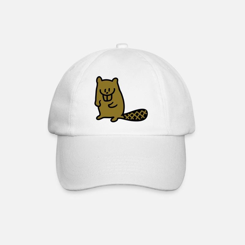 Castor - Casquette classique - blanc/blanc