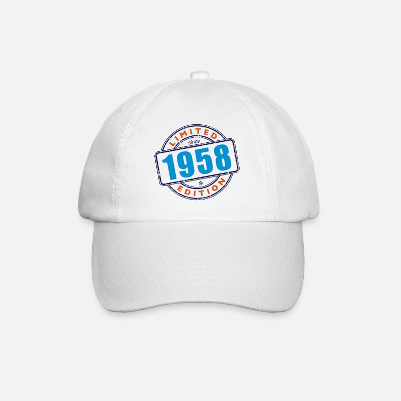 LIMITED EDITION SINCE 1958 - Baseballkappe - Weiß/Weiß