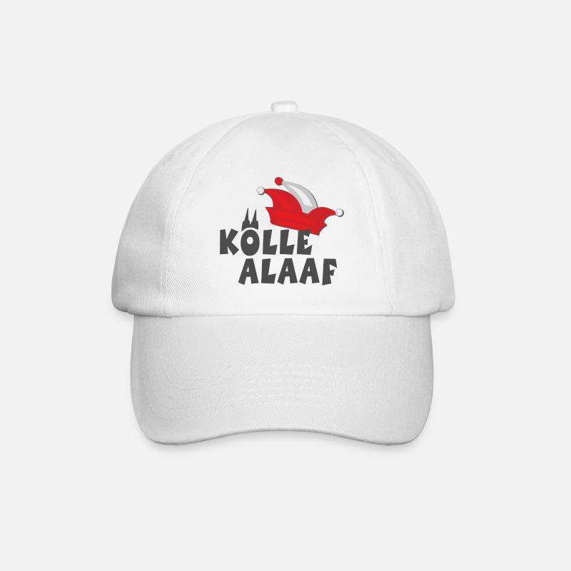 Alaaf Koelle Alaaf02 - Baseballkappe - Weiß/Weiß