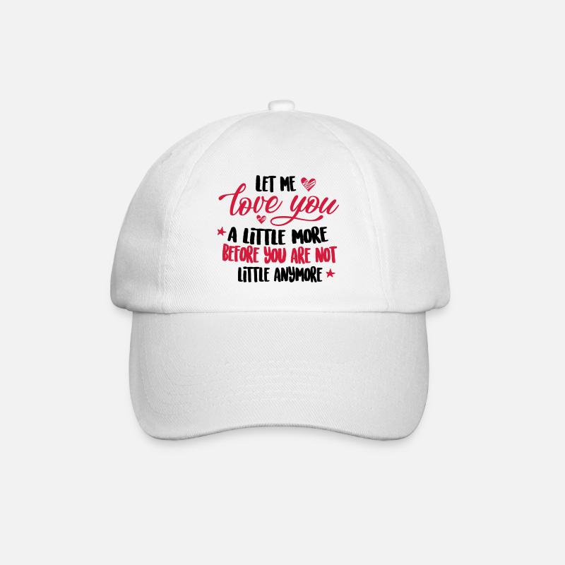 Love a little - Baseballkappe - Weiß/Weiß