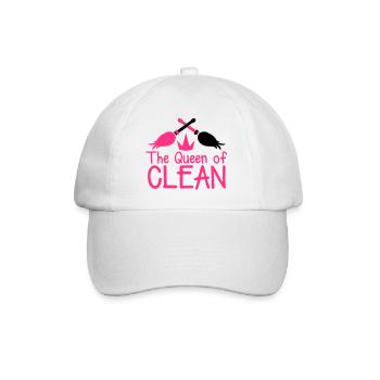 La reine de la mère CLEAN rose chaud avec des - Casquette classique - blanc/blanc - Devant