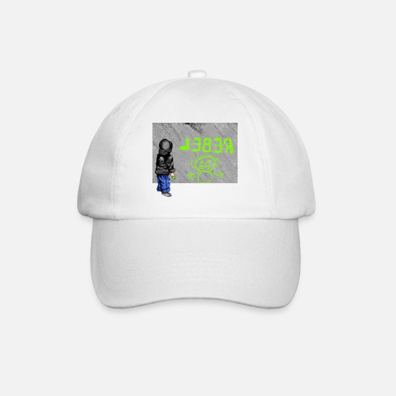 rebelle - Casquette classique - blanc/blanc