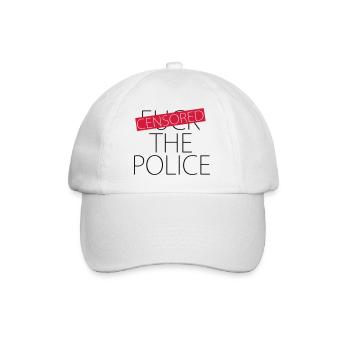 Fuck The Police - Censored - Baseball Cap - white/white - Front