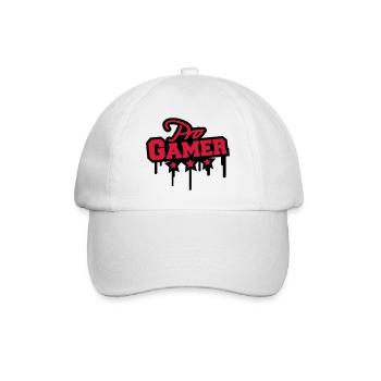 Pro Gamer Graffiti - Baseballkappe - Weiß/Weiß - Vorne