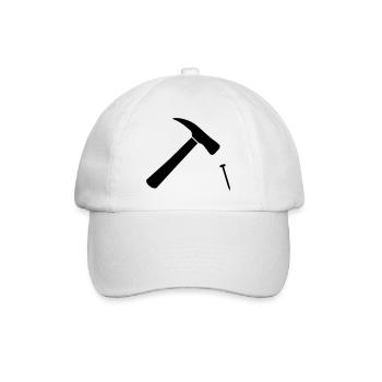 Hammer And Nail - Casquette classique - blanc/blanc - Devant