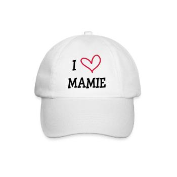 I love Grandma - Baseball Cap - white/white - Front