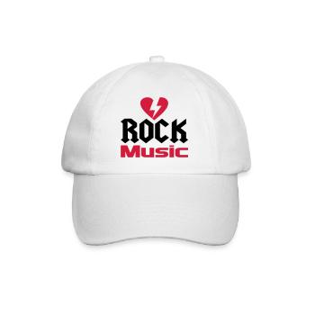 musique - Casquette classique - blanc/blanc - Devant