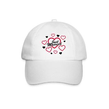 Just Married Design - Casquette classique - blanc/blanc - Devant