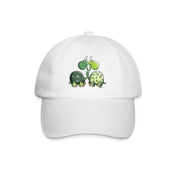 Funny Turtles - Turtle - Baseball Cap - white/white - Front