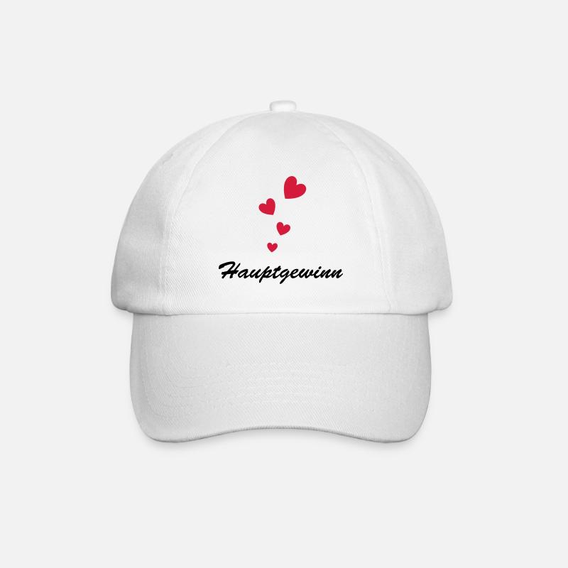 Hauptgewinn - Baseballkappe - Weiß/Weiß