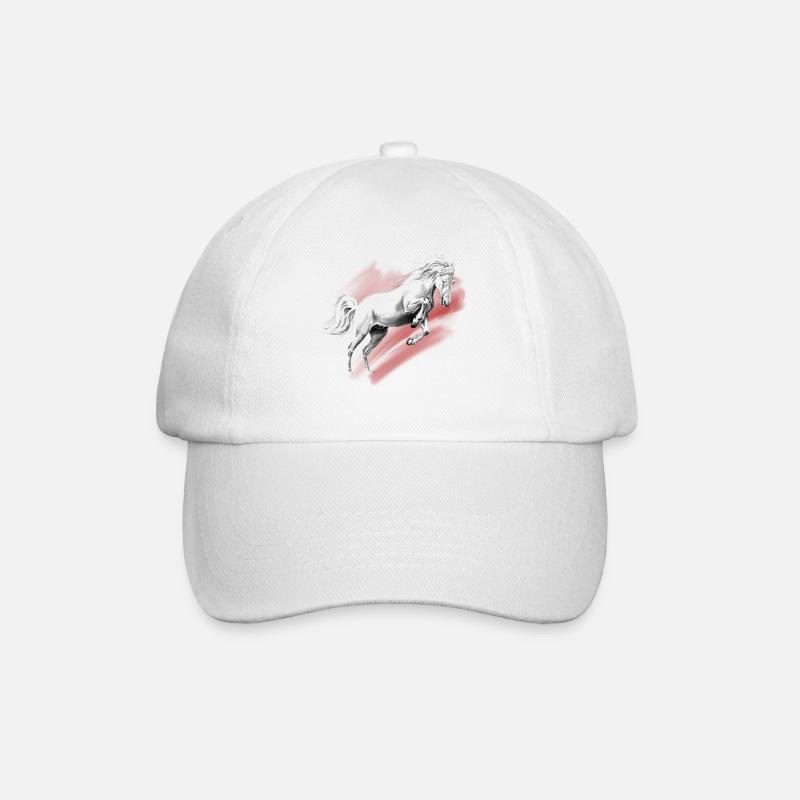 cheval - Casquette classique - blanc/blanc