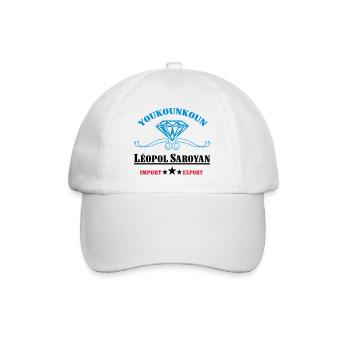 youkounkoun léopol saroyan - Casquette classique - blanc/blanc - Devant