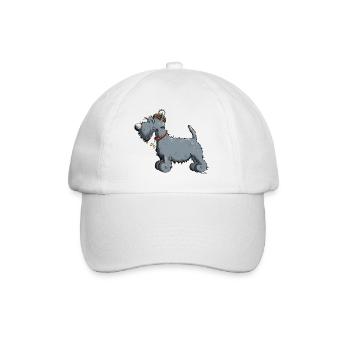 Funny Scottish Terrier - Baseball Cap - white/white - Front
